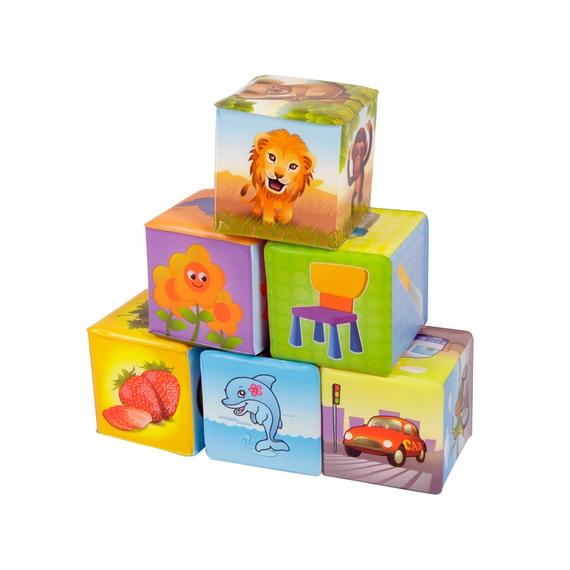 Puha építőkocka 6 darabos készlet (79021)