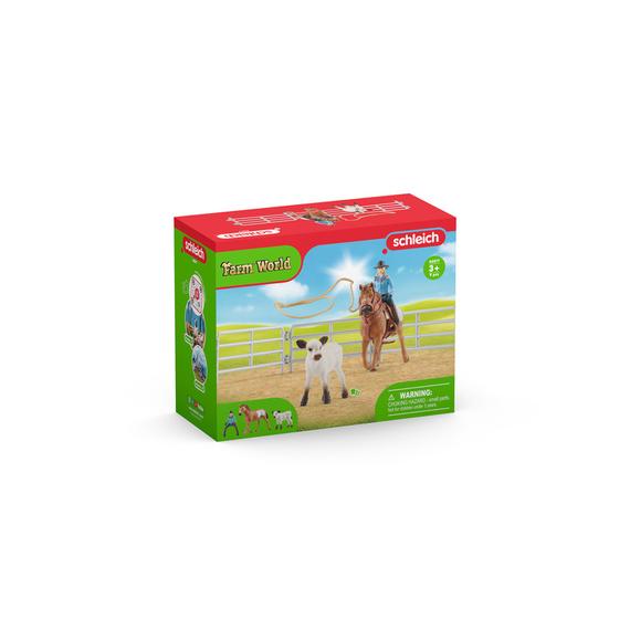 Schleich Lasszóverseny cowgirllel (81232)
