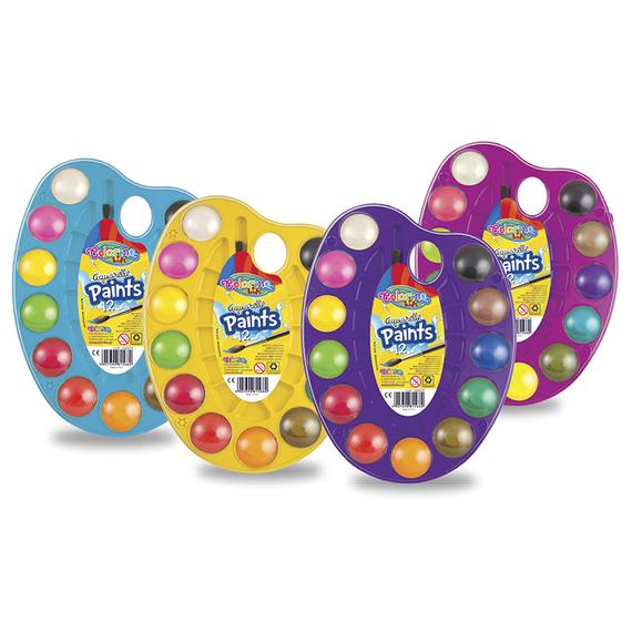 Colorino Vízfesték paletta 12 színű (81607)