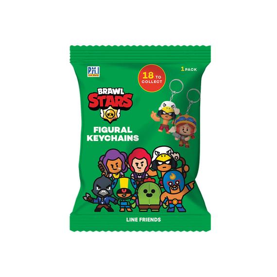 Brawl Stars meglepetés figura kulcstartó tasakban (82994)