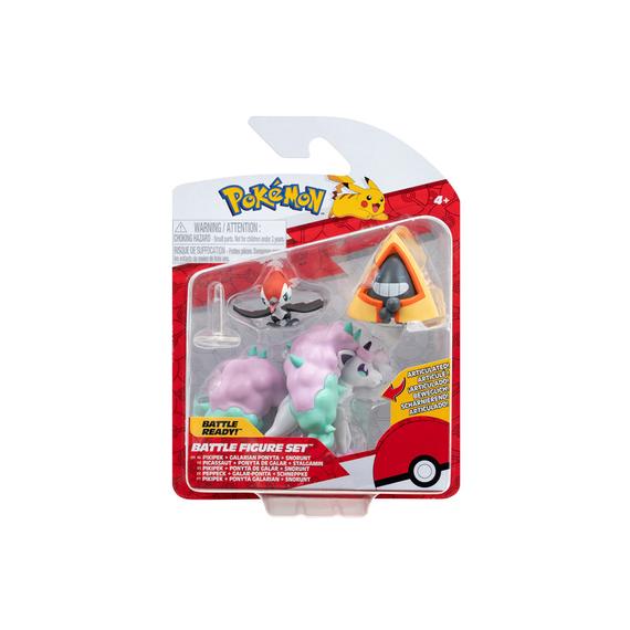 Pokémon 3 db-os figura csomag - Snorunt, Pikipek, Galarian Ponyta (8341)