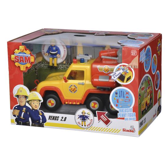 Simba: Sam tűzoltóautó Venus 2. figurával (83501)