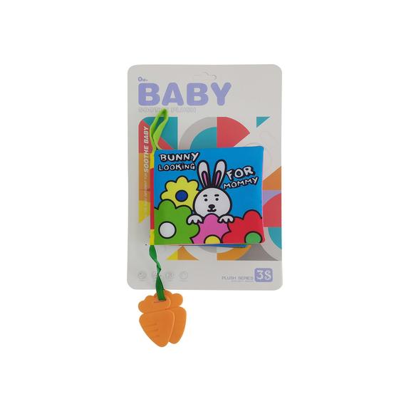 Textil mesekönyv csörgővel (8482)