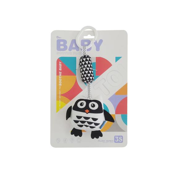 Felakasztható plüss játékok fekete-fehérben (8487)