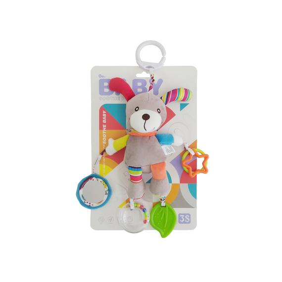 Plüss kutya csörgővel (8488)