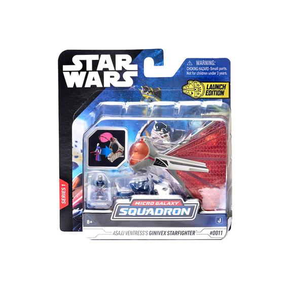 Disney: Star Wars Ginivex-osztályú vadászgép + Asajj Ventress 8 cm (85383)