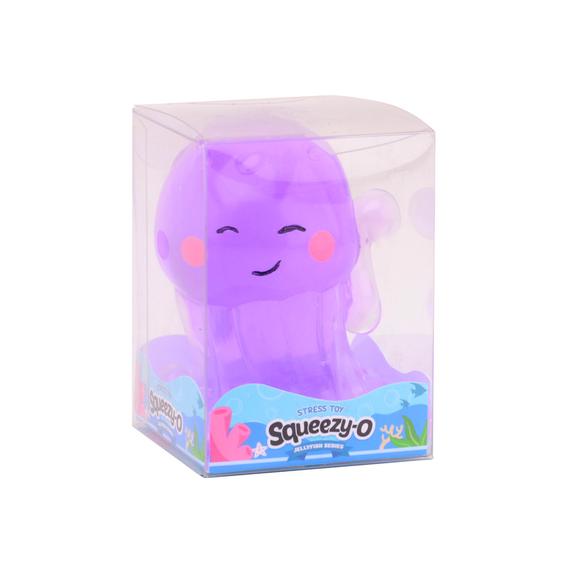 Átlátszó stresszoldó polip, 4 szín (86444)