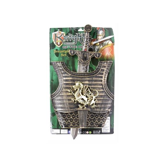 Lovagi páncél és kard készlet (96096)