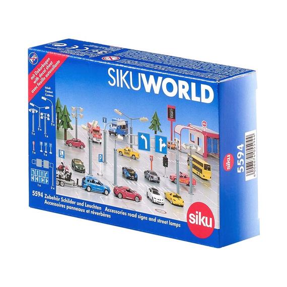 SIKU World jelzőtábla és lámpa készlet - 5594 (96278)