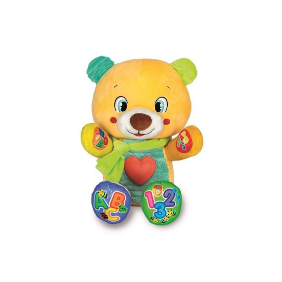 Baby Clementoni Interaktív Tanuló Plüss Mackó Lackó (96925)