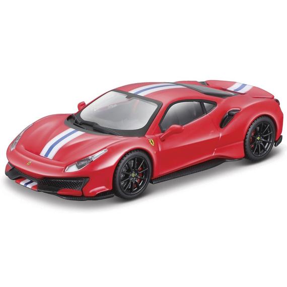 Bburago Ferrari 488 Pista versenyautó 1:43 (98157)