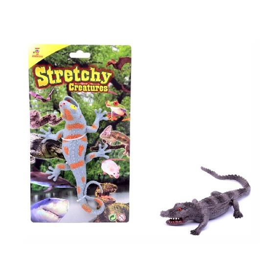 Nyújtható krokodil - 20 cm, többféle (98663)
